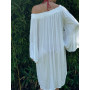 Offshoulder Kleid bianco - Please